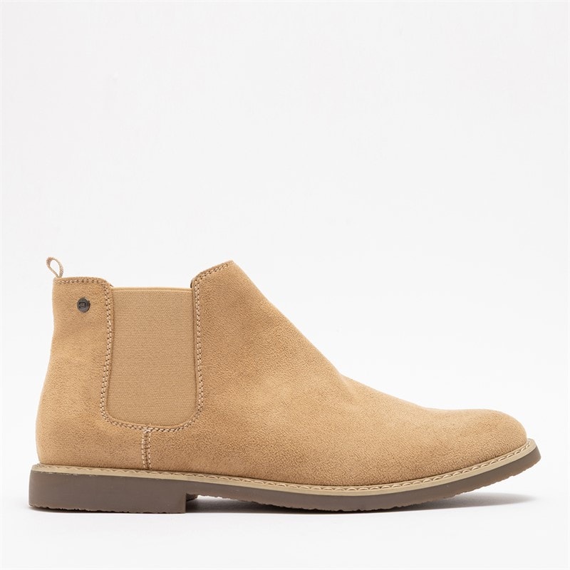 Deakins Mens Morley Chelsea Boots Sand