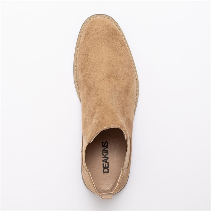 Deakins Mens Morley Chelsea Boots Sand - Image 5