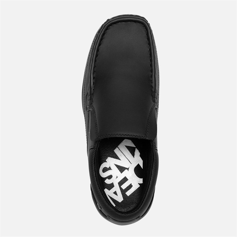Deakins Junior Boys Titan Slip On School Shoes Black - Image 4