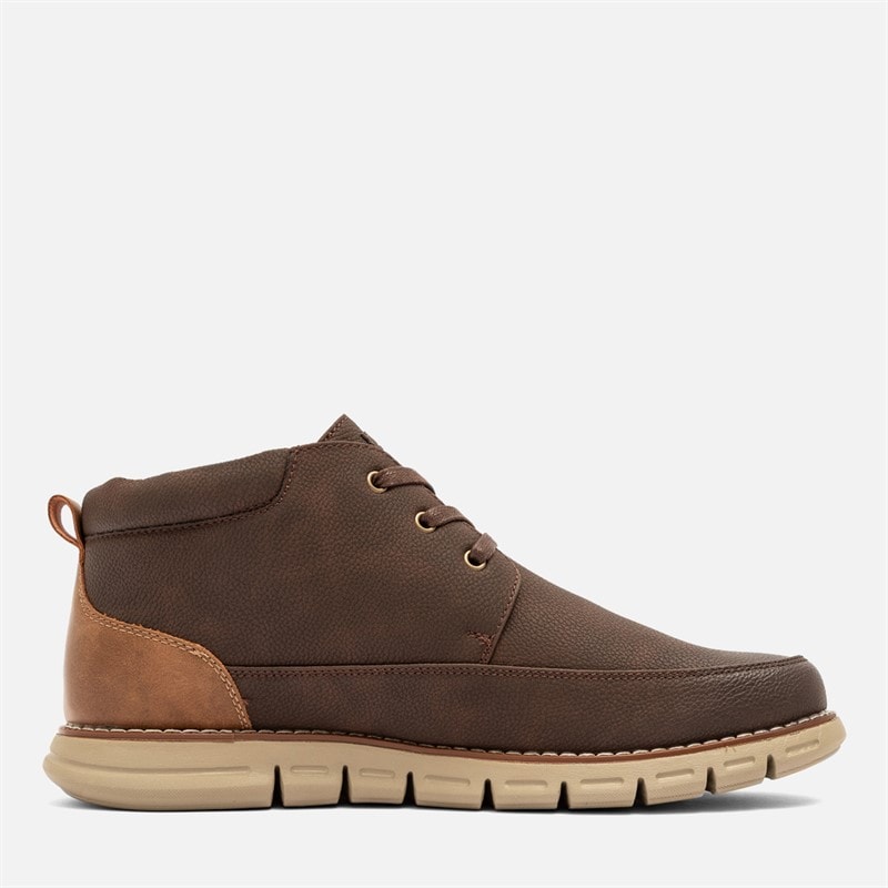 Deakins Mens Leo Mid Boots Brown - Image 3