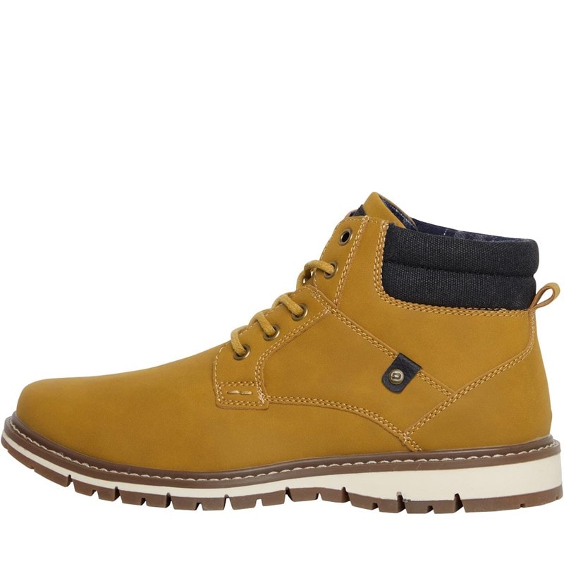 Deakins Mens Oxford Boots Dark Wheat - Image 1