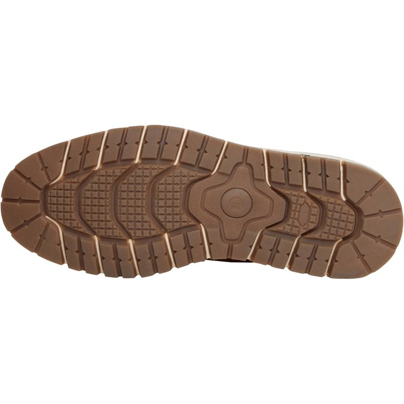 Deakins Mens Oxford Boots Dark Wheat - Image 2