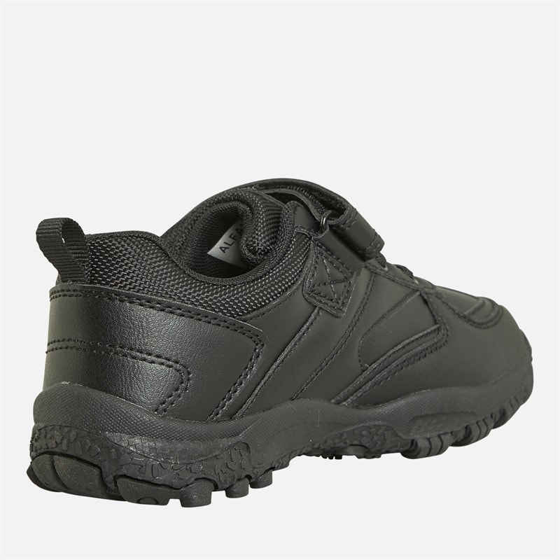 Deakins Junior Boys Alfa Velcro Shoes Black - Image 5