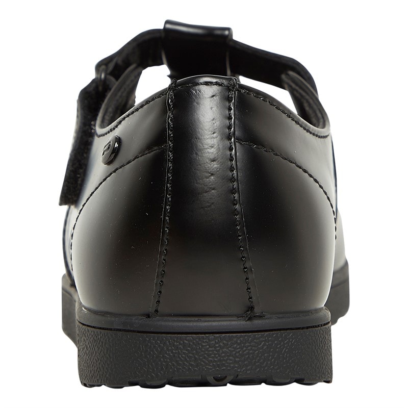 Deakins Junior Girls Bow T-Bar Shoes Black - Image 3