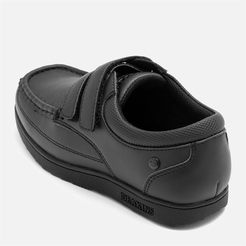 Deakins Junior Boys Nero Velcro II Shoes Black - Image 5