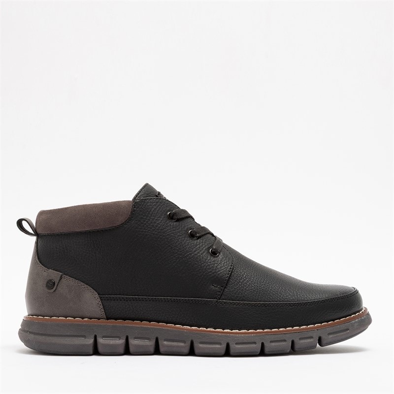 Deakins Mens Leo Mid Boots Black