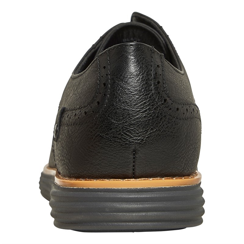 Deakins Mens Karl Brogue Shoes Black/Charcoal - Image 3