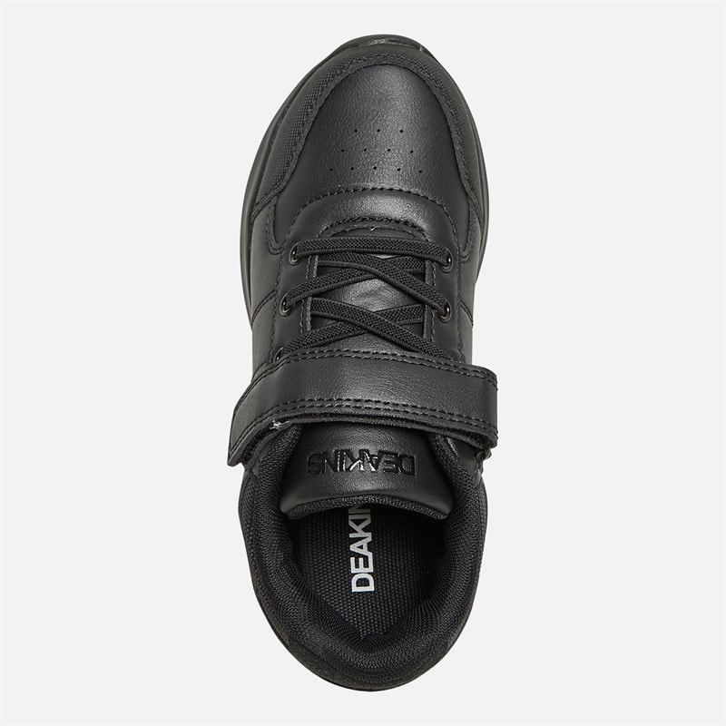 Deakins Junior Boys Aston II Velcro Shoes Black - Image 4