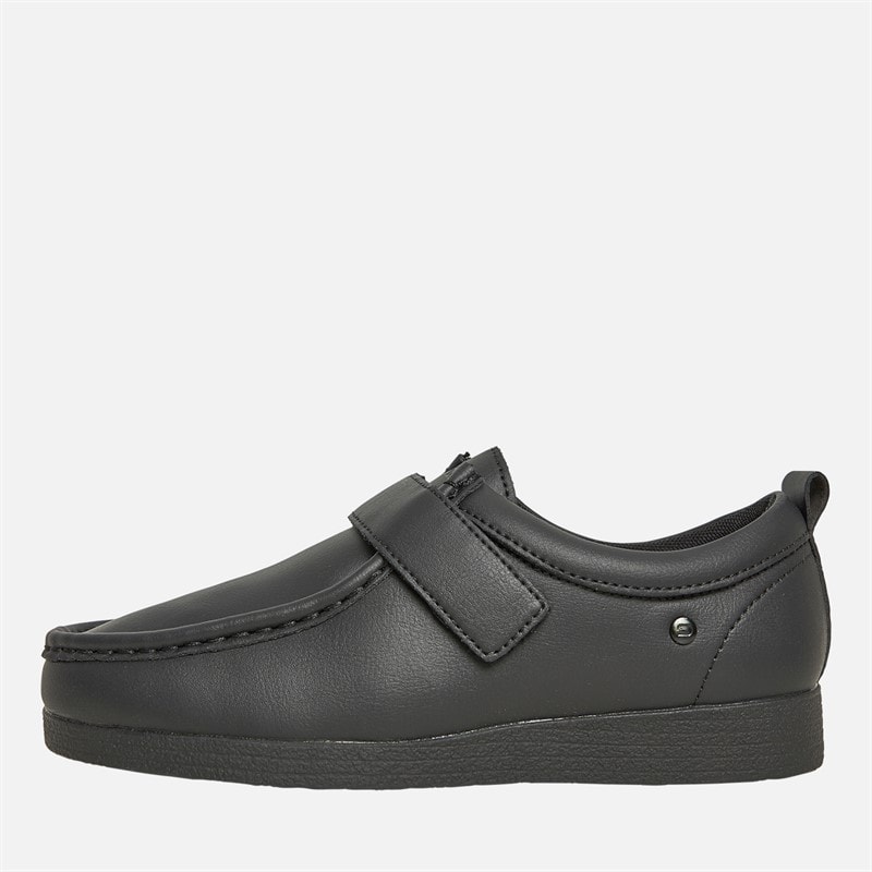 Deakins Boys Hudson Velcro Shoes Black