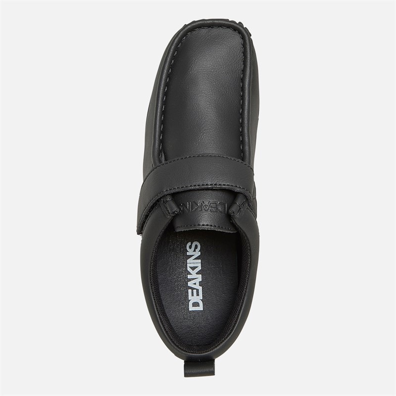 Deakins Boys Hudson Velcro Shoes Black - Image 4