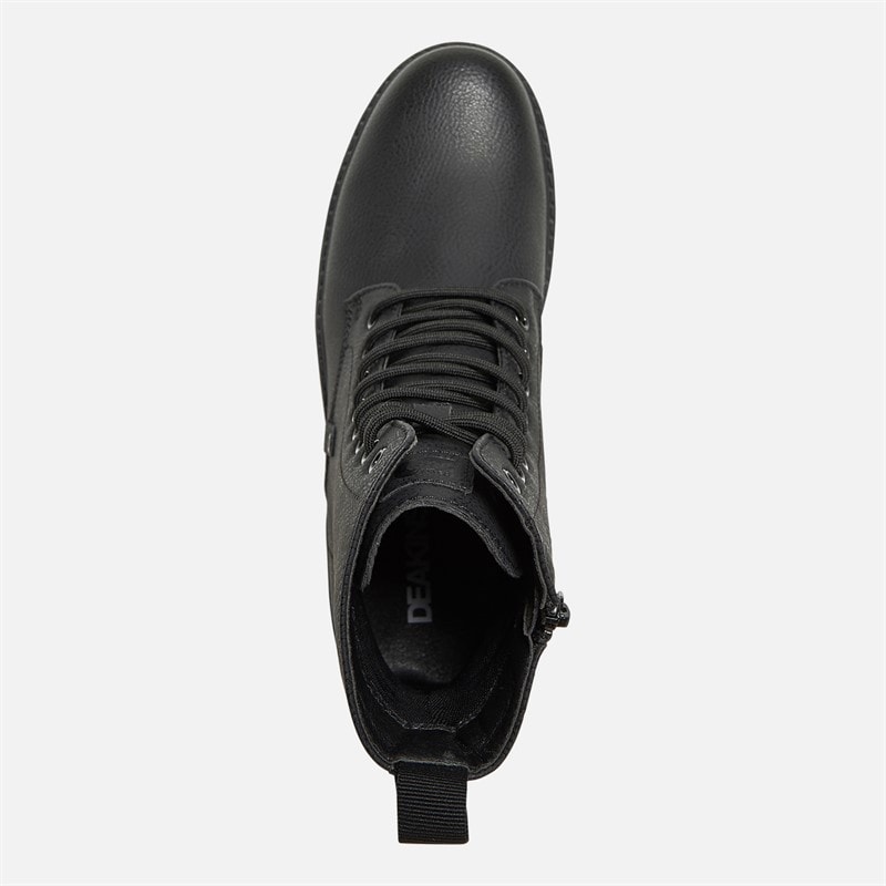 Deakins Mens Franklin Side Zip Boots Black - Image 4