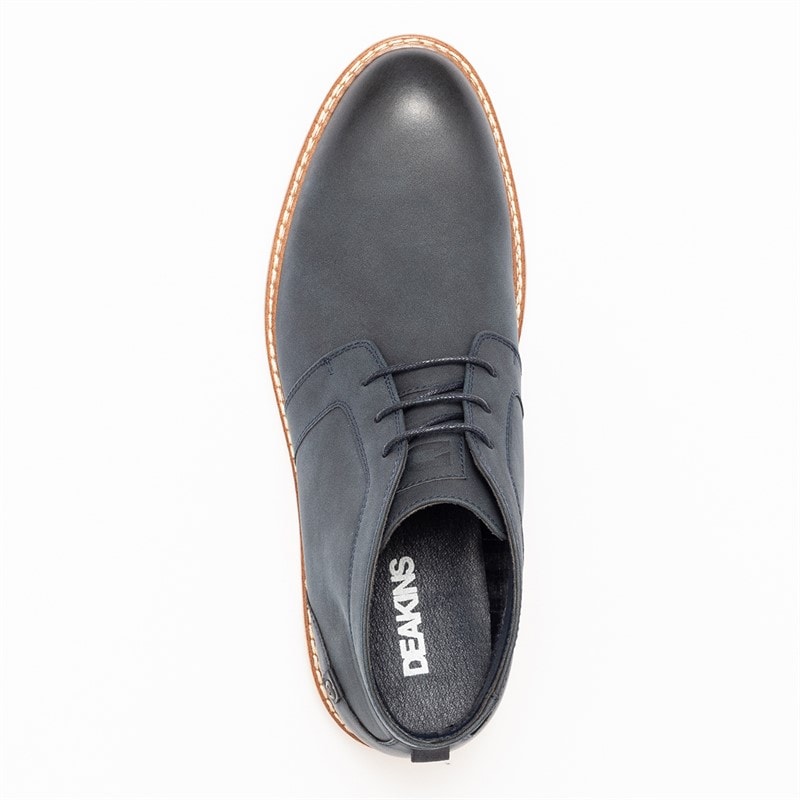 Deakins Mens Cooper Chukka Boots Navy - Image 4
