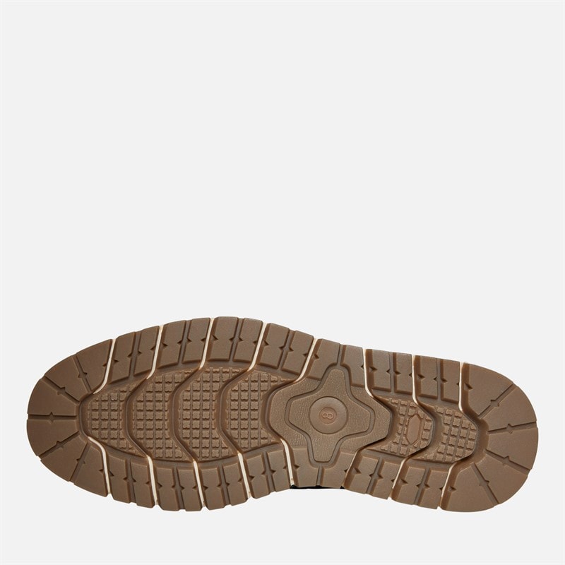 Deakins Mens Oxford Boots Navy/Tan - Image 2