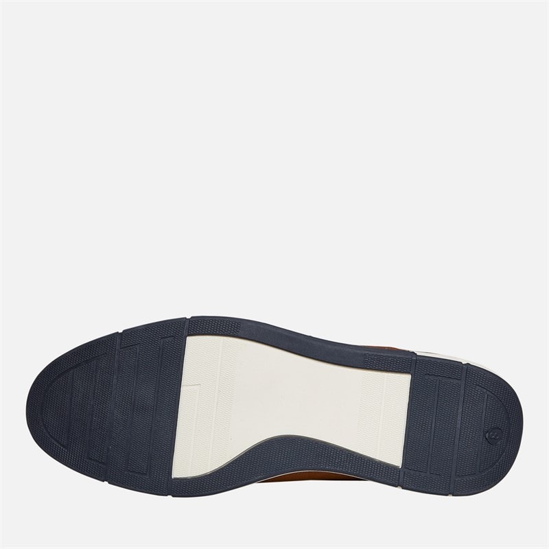 Deakins Mens Baptiste Shoes Tan/Navy - Image 2