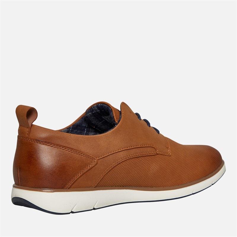 Deakins Mens Baptiste Shoes Tan/Navy - Image 5
