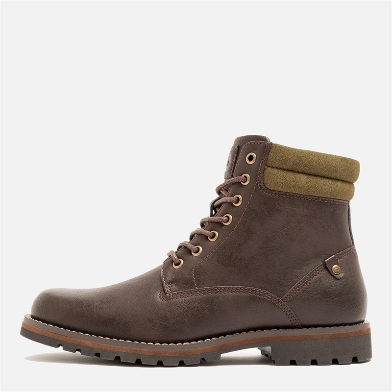 Deakins Mens Trail Boots Mid Brown