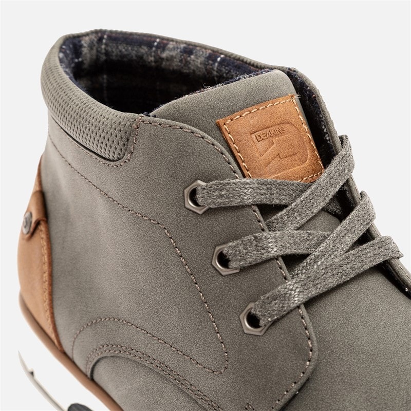 Deakins Mens Meanwood Chukka Boots Charcoal/Tan - Image 4