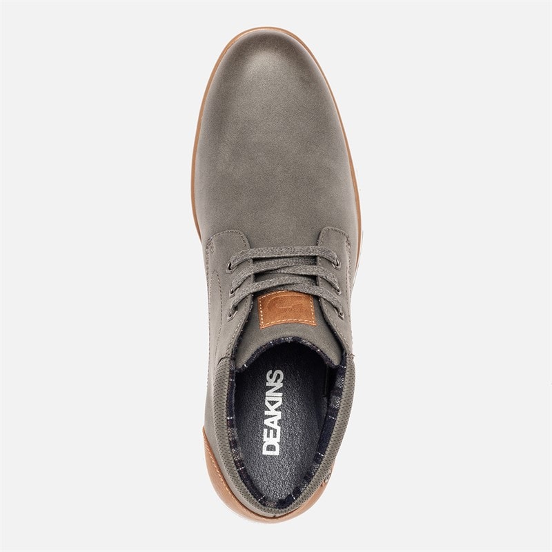 Deakins Mens Meanwood Chukka Boots Charcoal/Tan - Image 5