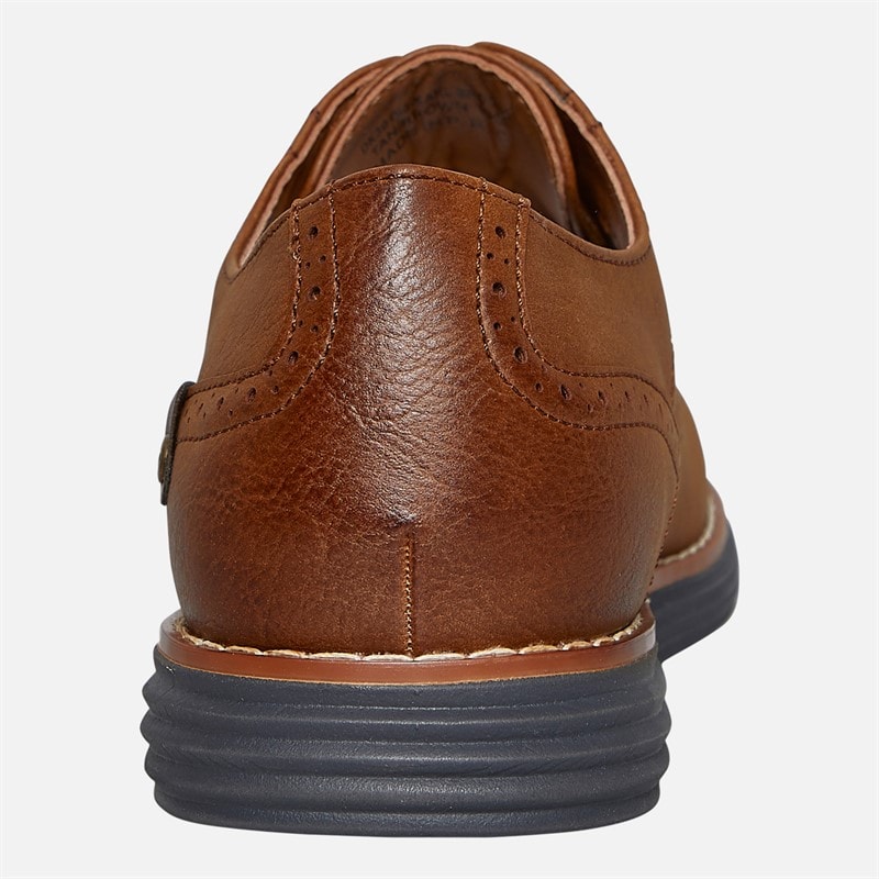 Deakins Mens Karl Brogue Shoes Tan/Brown - Image 3