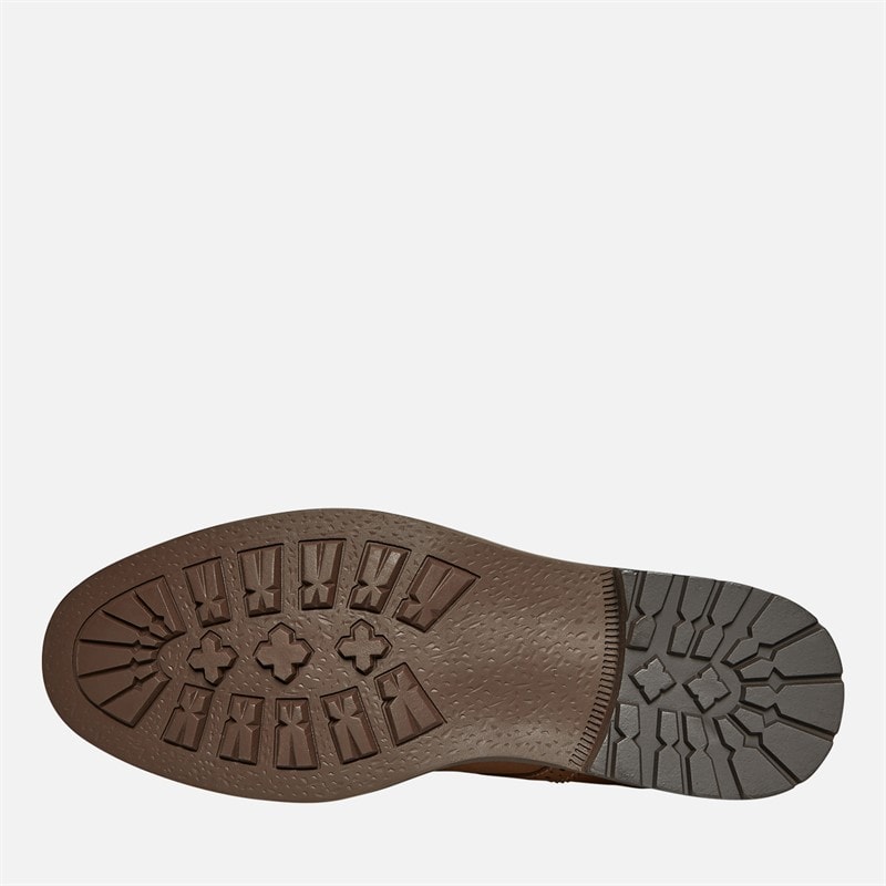 Deakins Mens Brooks Brogue Boots Tan - Image 2