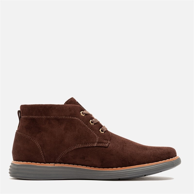 Deakins Mens Sanderson Chukka Boots Brown Suede - Image 3
