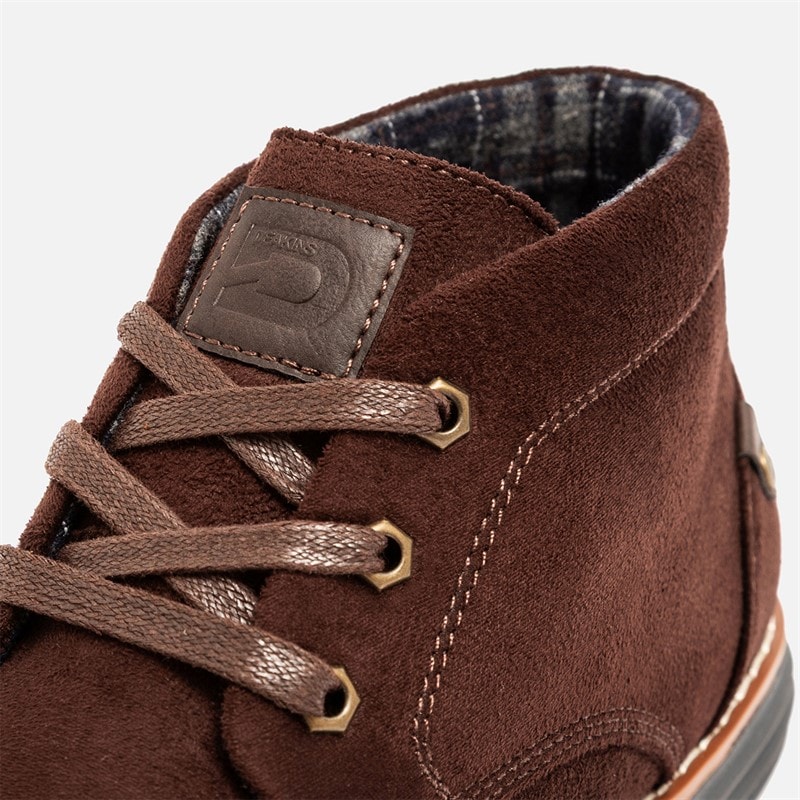 Deakins Mens Sanderson Chukka Boots Brown Suede - Image 4