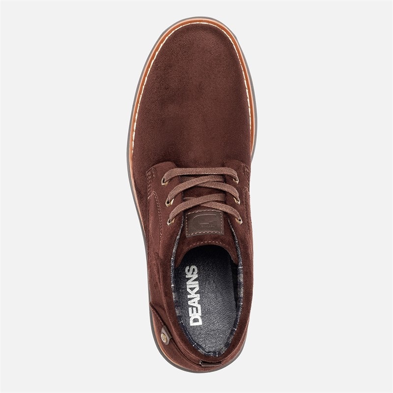 Deakins Mens Sanderson Chukka Boots Brown Suede - Image 5