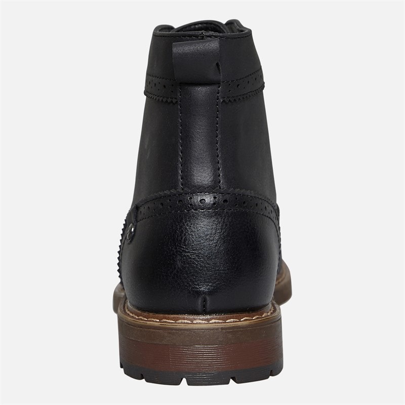 Deakins Mens Brooks Brogue Boots Black - Image 3