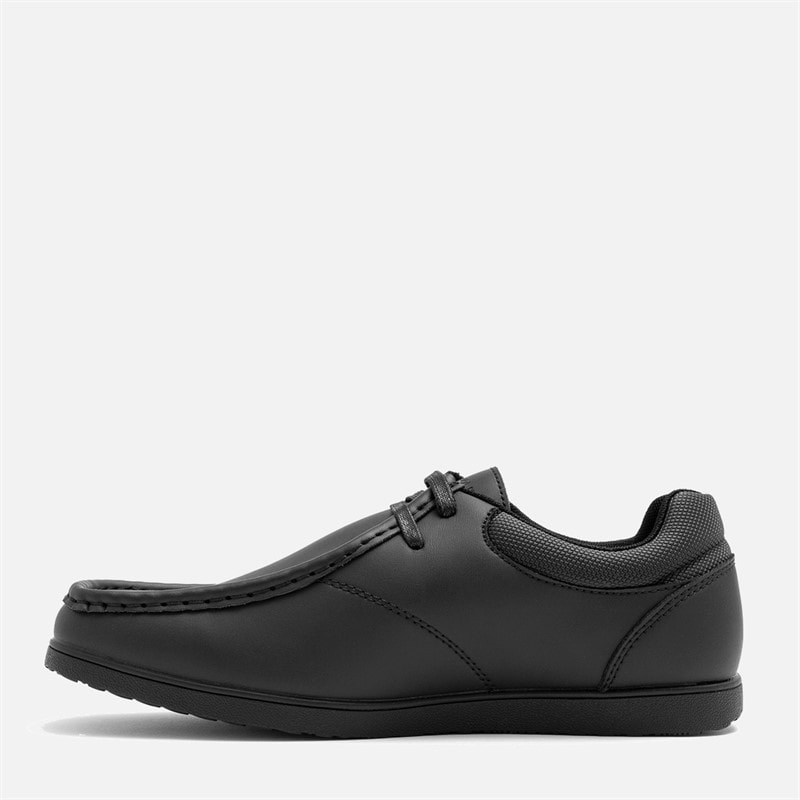 Deakins Mens Neon 2 Eyelet Lace Up Shoes Black - Image 3