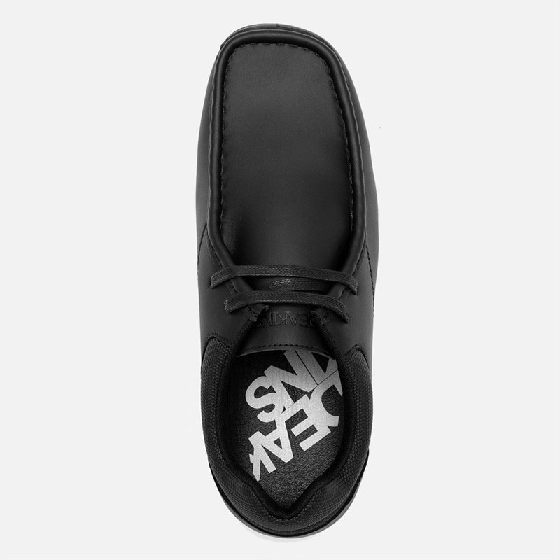 Deakins Mens Neon 2 Eyelet Lace Up Shoes Black - Image 4