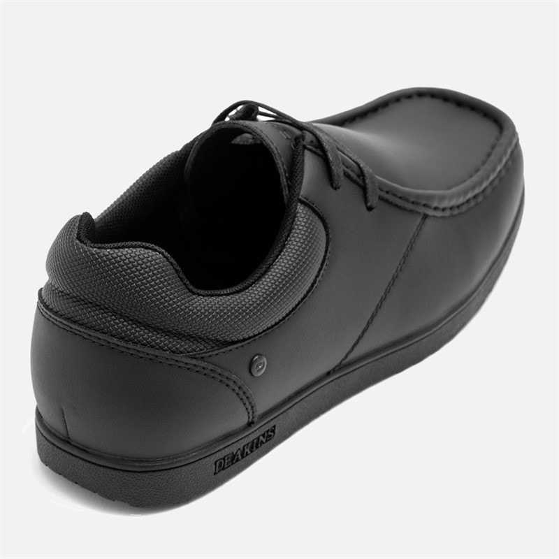 Deakins Mens Neon 2 Eyelet Lace Up Shoes Black - Image 5