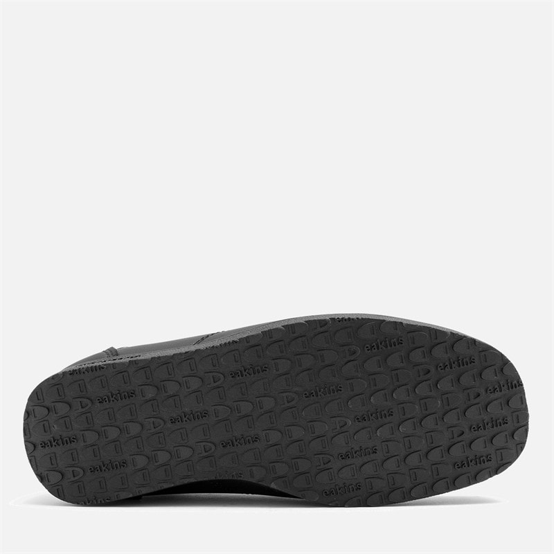 Deakins Boys Junior 2 Eyelet Lace Up Shoes Black - Image 2