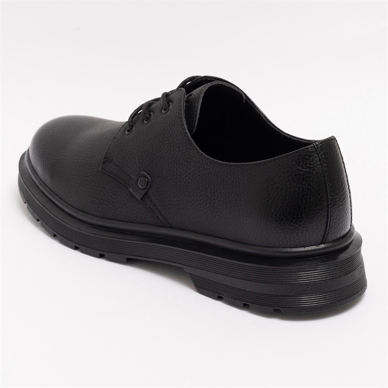 Deakins Mens Holland Derby Shoes Black - Image 2