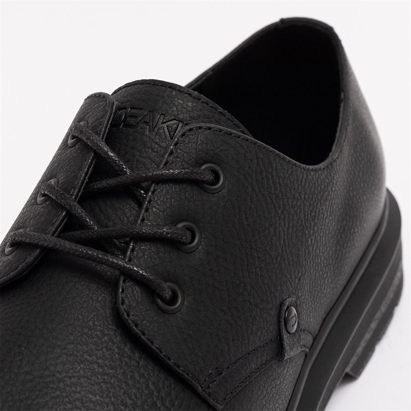 Deakins Mens Holland Derby Shoes Black - Image 4