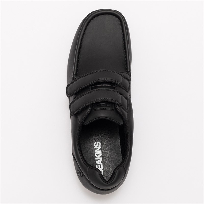 Deakins Mens Pacific Velcro Shoes Black - Image 3