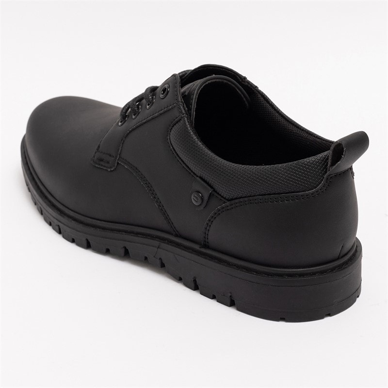 Deakins Mens Cambridge Shoes Black Mono - Image 2