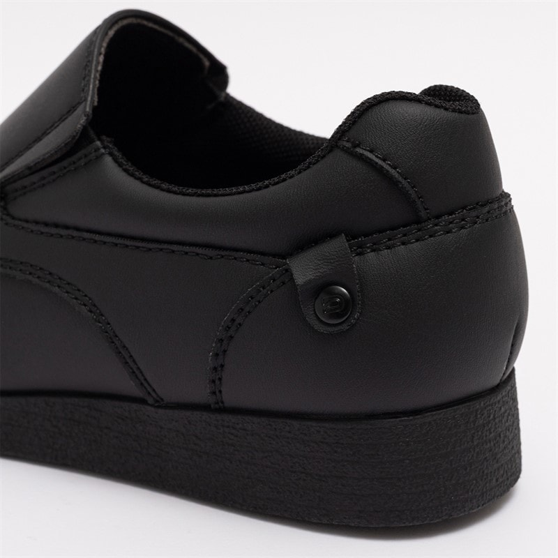 Deakins Mens Pacific Slip-On Shoes Black - Image 4