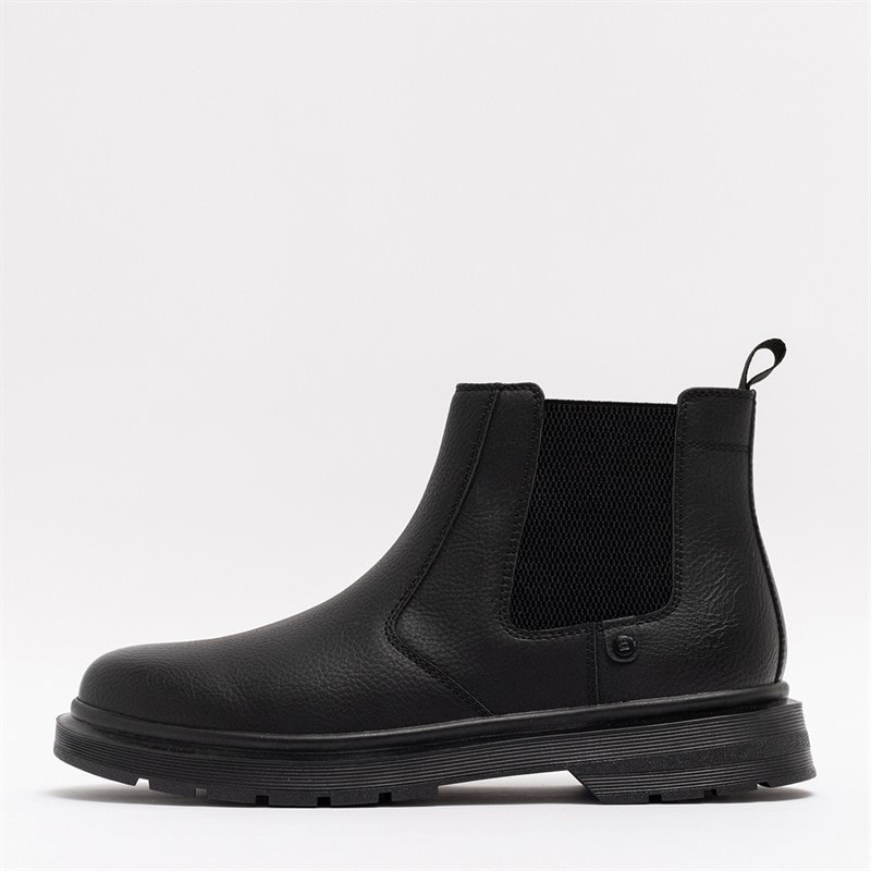 Deakins Mens Holland Chelsea Boots Black