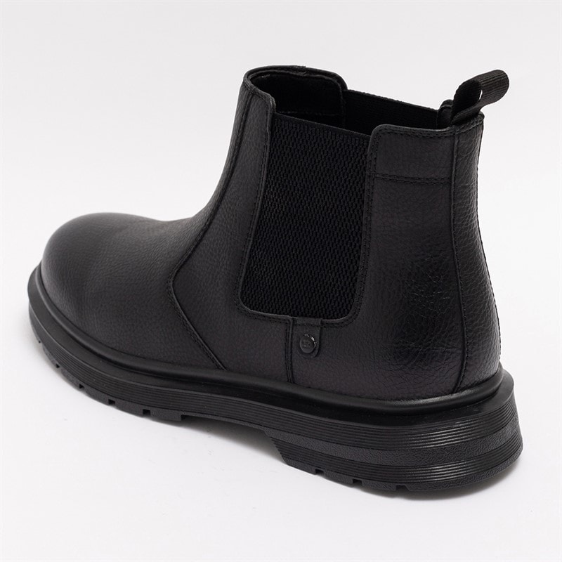 Deakins Mens Holland Chelsea Boots Black - Image 2