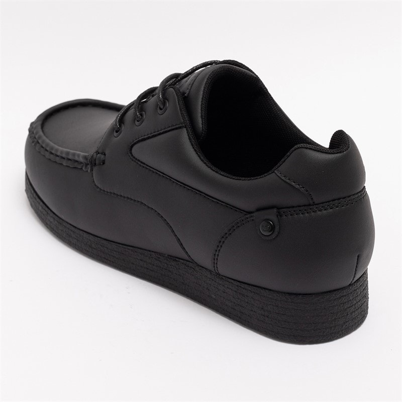 Deakins Junior Boys Pacific Lace Up Shoes Black - Image 2