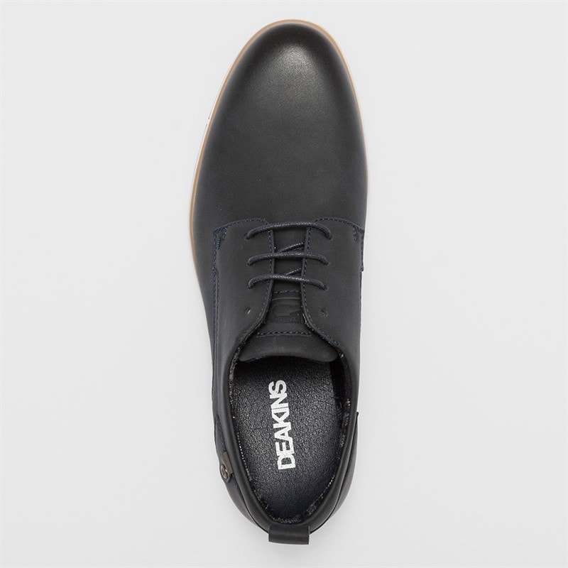 Deakins Mens Aiden Shoes Navy PU - Image 4