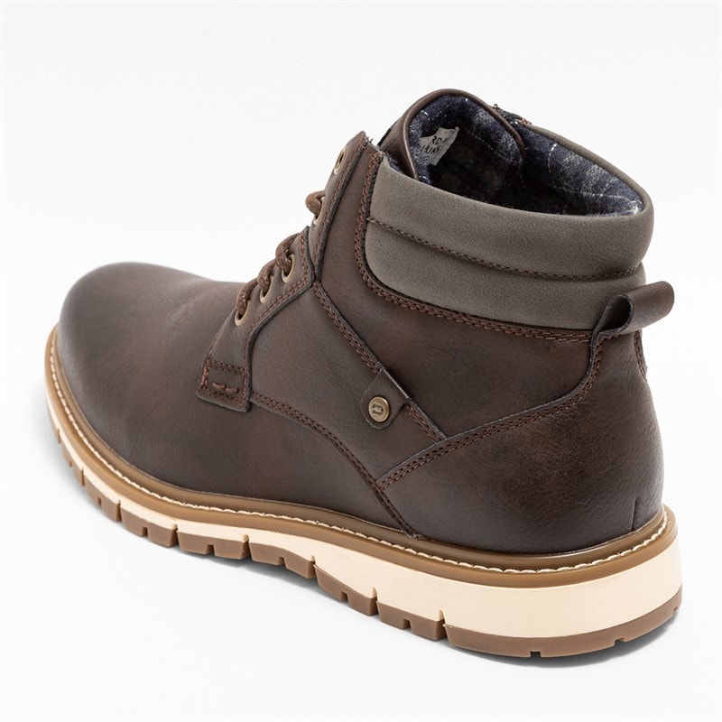 Deakins Mens Oxford II Boots Dark Brown - Image 5