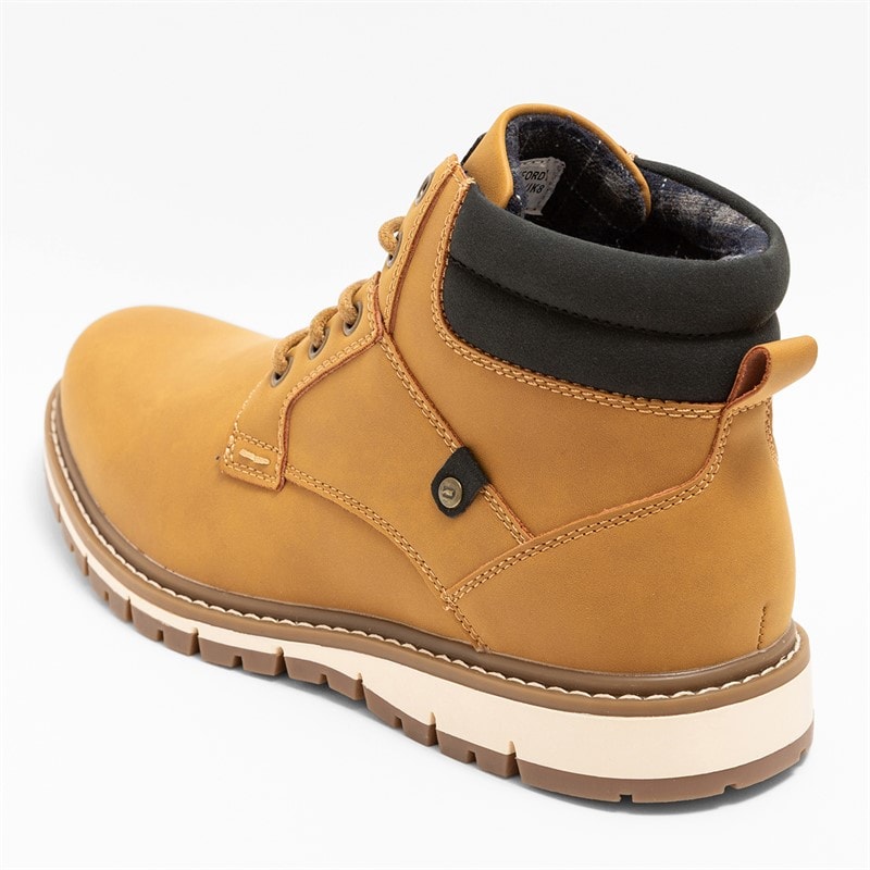 Deakins Mens Oxford II Boots Dark Wheat - Image 5