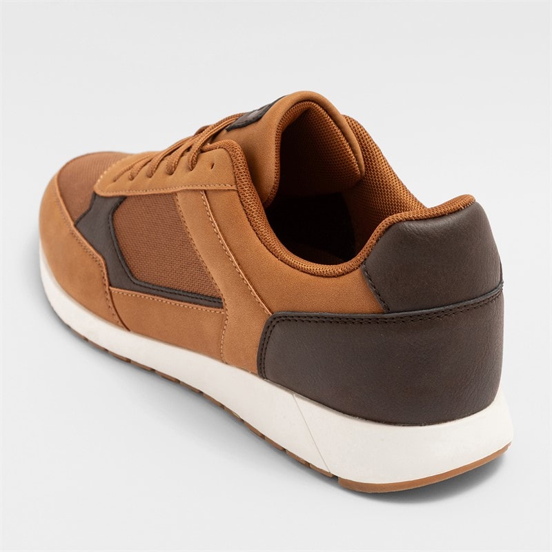 Deakins Mens Halton Trainers Tan - Image 3