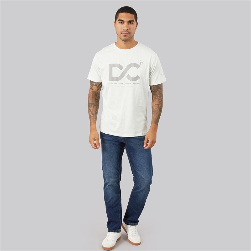 Duck and Cover Mens Hydras Straight Fit Jeans Dark Wash - Image 4