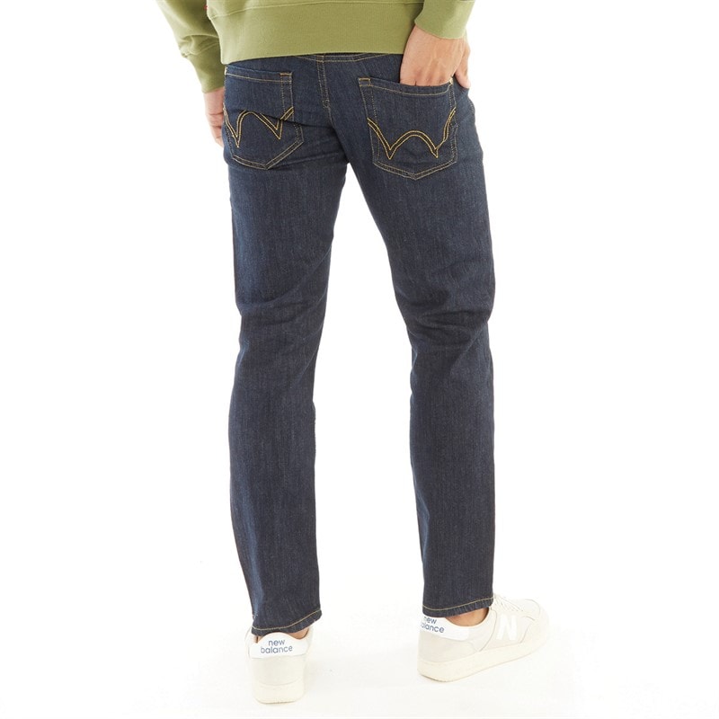 Duck and Cover Mens Hydras Straight Fit Jeans Raw Wash - Image 2