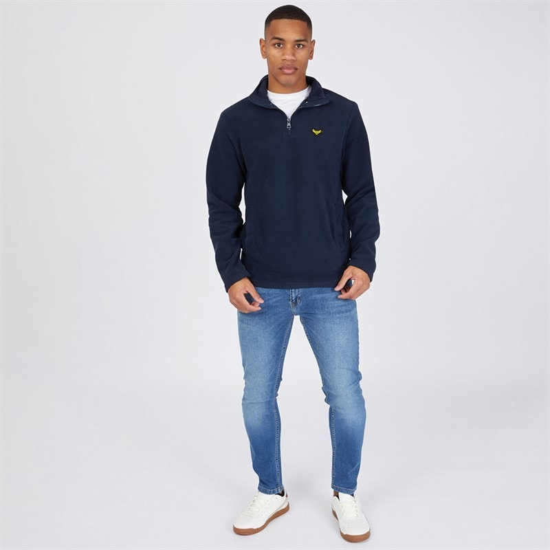 Duck and Cover Mens Doves Slim Fit Jeans Mid Wash - Image 4