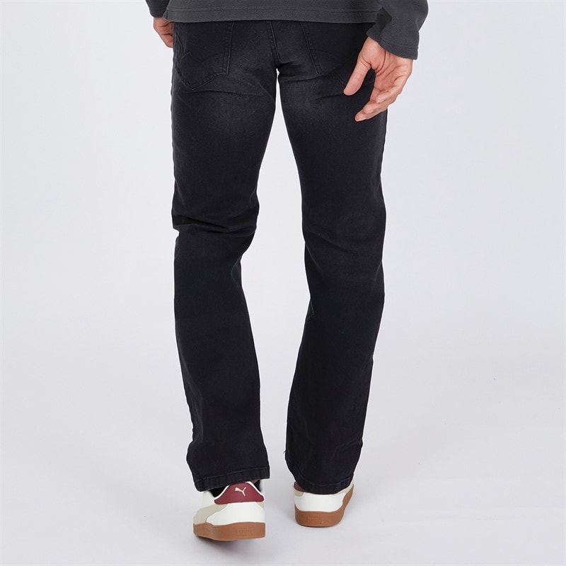 Duck and Cover Mens Janstar Straight Fit Jeans Black Wash - Image 2