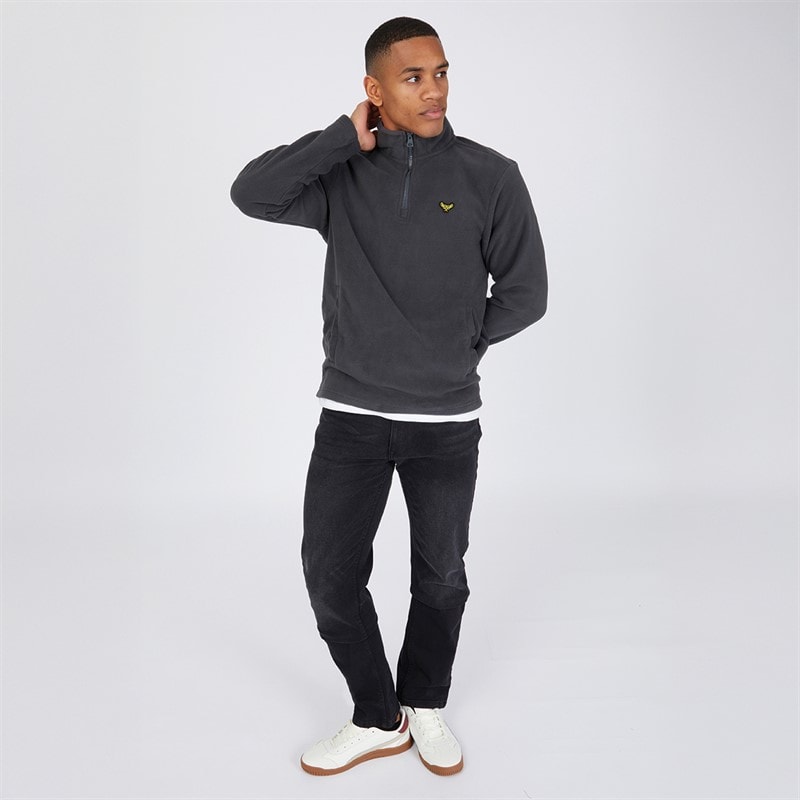 Duck and Cover Mens Janstar Straight Fit Jeans Black Wash - Image 4