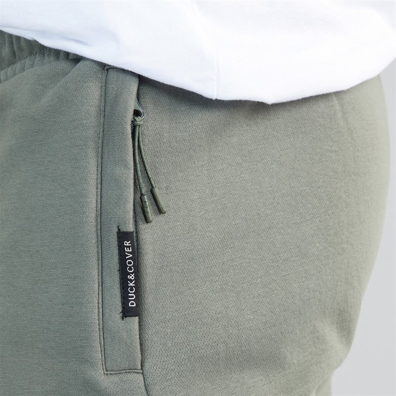 Duck and Cover Mens Chemtars Joggers Green Slate - Image 3